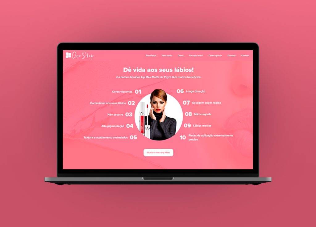 Landing Page Batom Lip Max