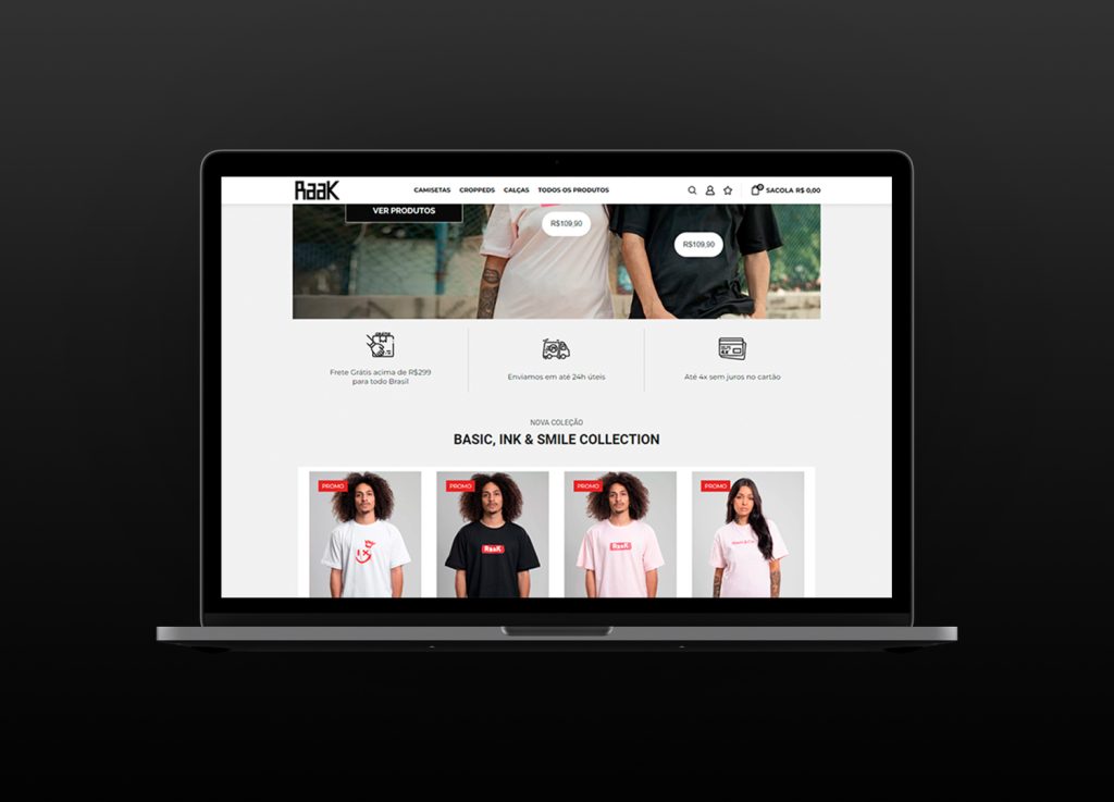 Site Ecommerce de Moda
