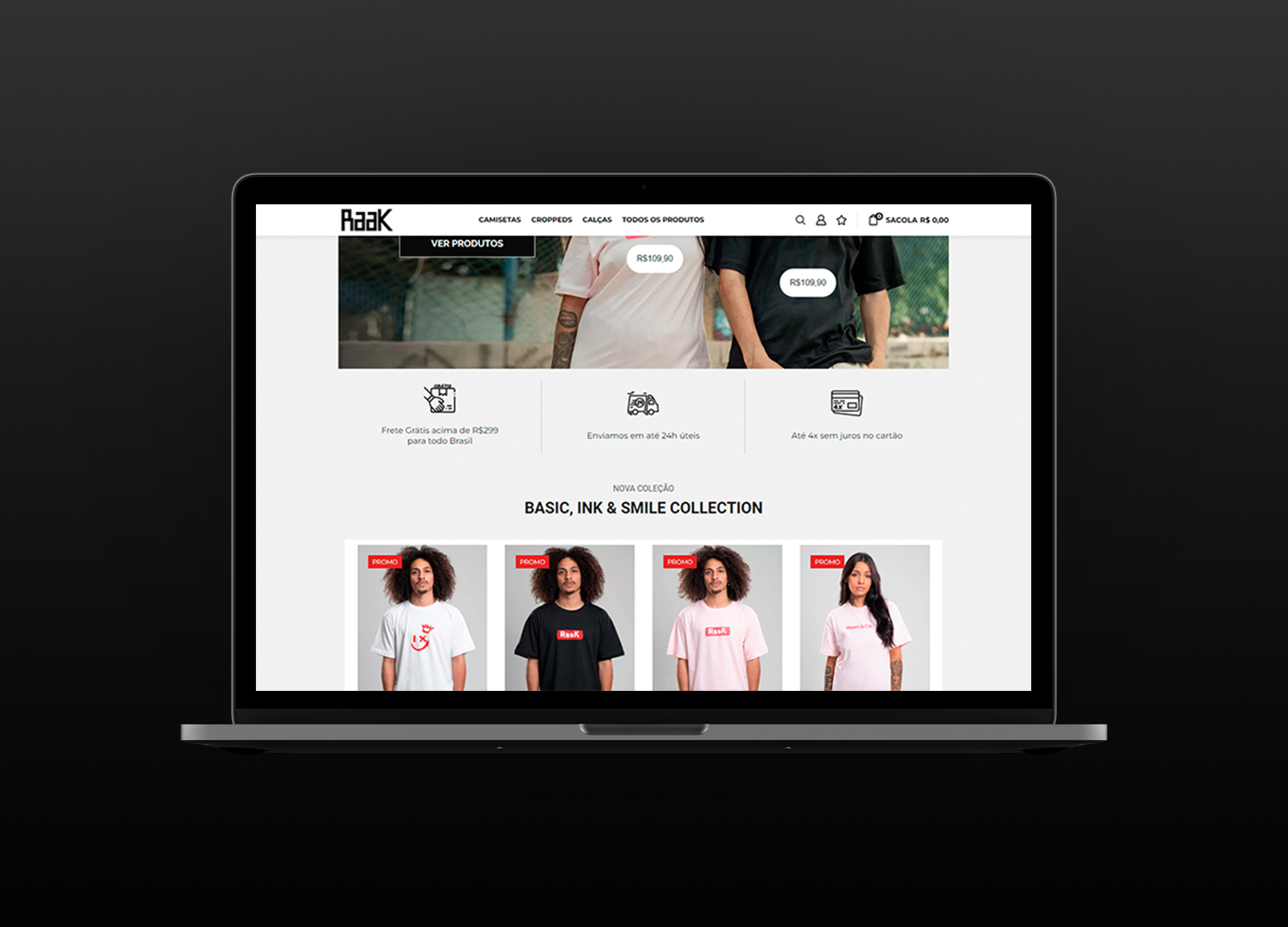 Site Ecommerce de Moda